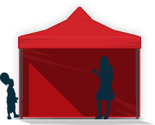 Nożycowe namioty imprezowe 3x3 Nożycowe namioty imprezowe 3x3