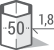 Profil aluminium hexa50