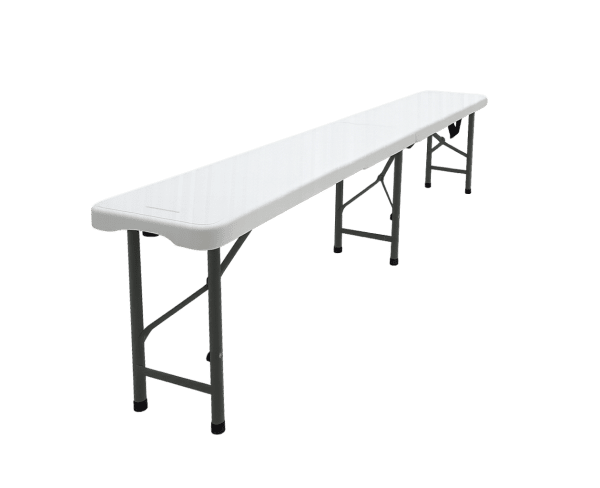 Plastowa ławka składana  - 180 cm