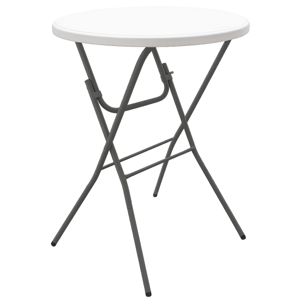 Składany okrągły stół barowy