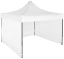 Namiot imprezowy 3x3m – stalowy - 3 ściany boczne