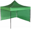 Namiot ekspresowy 3x3m – stalowy - 2 ściany boczne