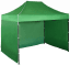 Namiot imprezowy 2x3m - stalowy - 3 ściany boczne
